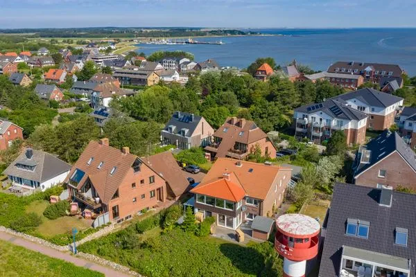 Haus Kap Hoorn in Wittdün, Blick Richtung Nordwesten Richtung Tonnenhafen Haus Kap Hoorn Ferienwohnung Seeblick