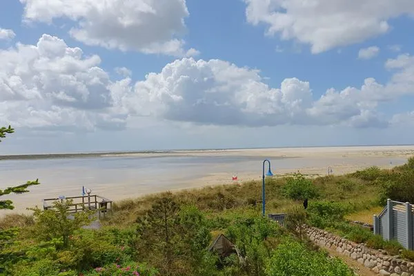 Aussicht aus der Ferienwohnung Gorch Fock im Haus Kap Hoorn in Wittdün auf Amrum Haus Kap Hoorn Ferienwohnung Gorch Fock