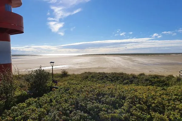 Aussicht aus der Ferienwohnung Gorch Fock im Haus Kap Hoorn in Wittdün auf Amrum Haus Kap Hoorn Ferienwohnung Gorch Fock