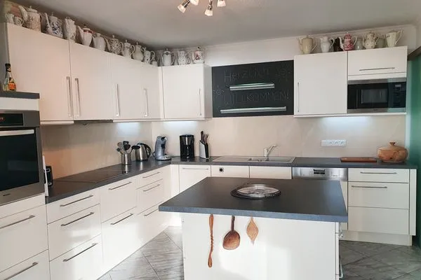 Küche der Ferienwohnung Gorch Fock im Haus Kap Hoorn in Wittdün auf Amrum Haus Kap Hoorn Ferienwohnung Gorch Fock