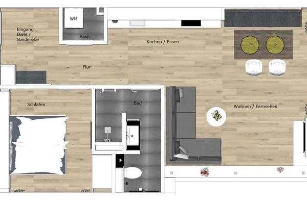 Grundriss Haus Talita Ferienwohnung ROMEO