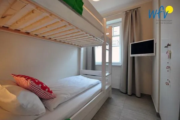 Schlafzimmer Bootshaus in den Dünen - 4 Ferienwohnung 2