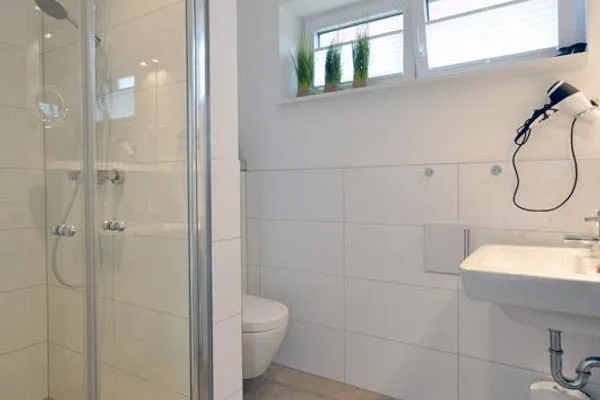 Badezimmer Bootshaus in den Dünen - 4 Ferienwohnung 2