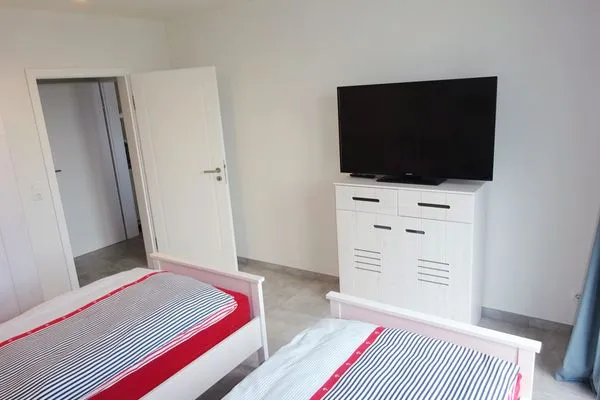 Schlafzimmer 2 in der Ferienwohnung Weiße Düne 4 in Wittdün auf Amrum Haus *Weiße Düne* Ferienwohnung Weiße Düne 4