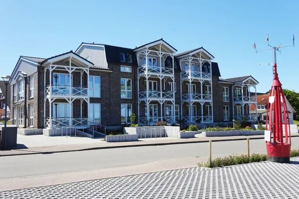 Blick auf das Feriendomizil Weiße Düne in Wittdün auf Amrum Haus *Weiße Düne* Ferienwohnung Weiße Düne 4