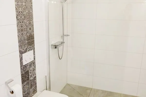 Badezimmer in der Ferienwohnung Weiße Düne 4 in Wittdün auf Amrum Haus *Weiße Düne* Ferienwohnung Weiße Düne 4