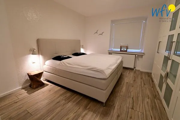 Schlafzimmer Haus Gorch Fock Ferienwohnung Meerwooge