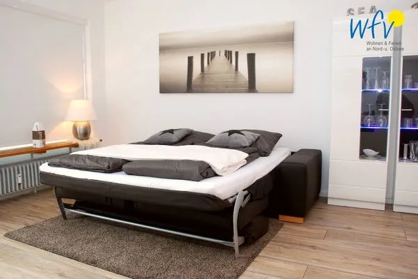 Wohnzimmer Haus Gorch Fock Ferienwohnung Meerwooge