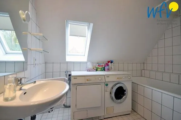 Badezimmer Ferienhaus Friesenblick Ferienwohnung 1