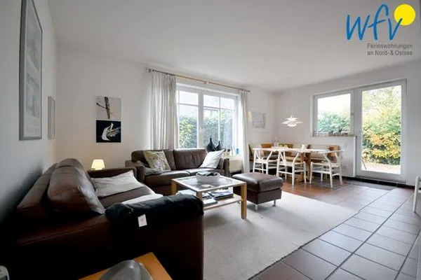 Wohnzimmer Ferienhaus Friesenblick Ferienwohnung 1