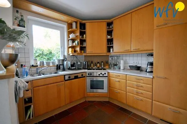Küche / Küchenzeile Ferienhaus Friesenblick Ferienwohnung 1
