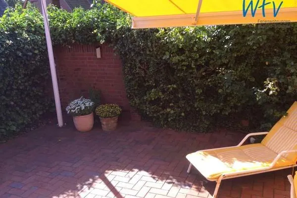 Terrasse Ferienhaus Friesenblick Ferienwohnung 1