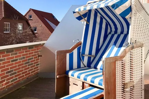 Balkon Haus Inselrose Ferienwohnung Ankerrose