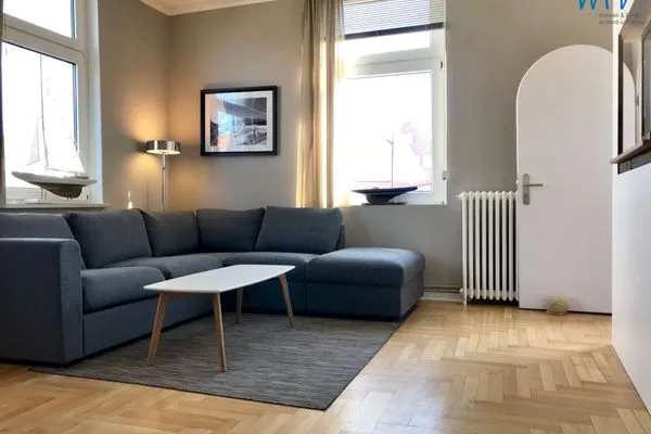 Wohnzimmer Haus Inselrose Ferienwohnung Ankerrose