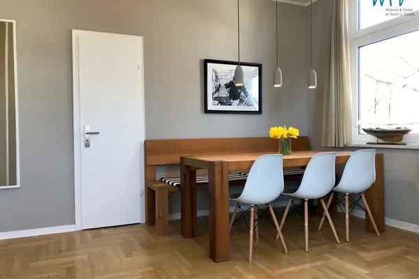 Essbereich Haus Inselrose Ferienwohnung Ankerrose