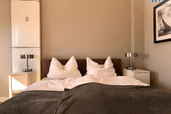 Schlafzimmer Haus Inselrose Ferienwohnung Ankerrose