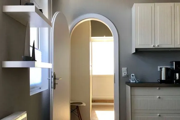 Küche / Küchenzeile Haus Inselrose Ferienwohnung Ankerrose