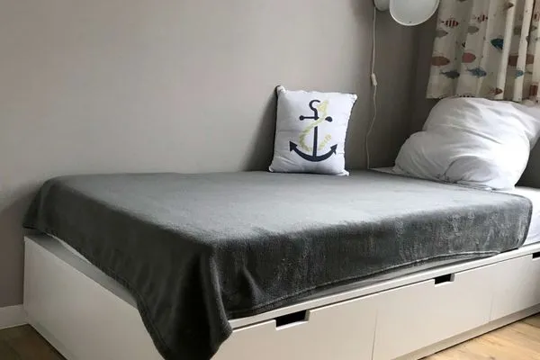 Schlafzimmer Haus Inselrose Ferienwohnung Ankerrose