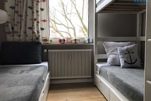 Schlafzimmer Haus Inselrose Ferienwohnung Ankerrose