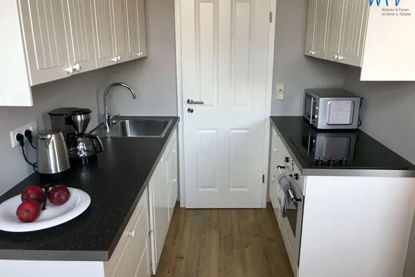 Küche / Küchenzeile Haus Inselrose Ferienwohnung Ankerrose