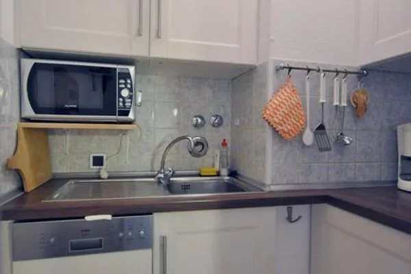 Küche / Küchenzeile Ferienhaus Strandstraße 41 Ferienwohnung 16