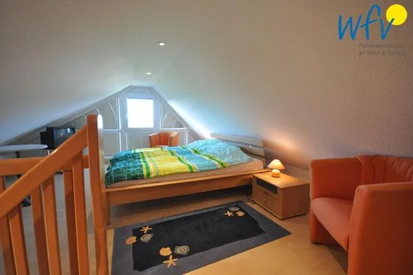 Schlafzimmer Ferienhaus Jakob-von-Dyken-Weg 52 Ferienhaus Jakob-von-Dyken-Weg Borkum