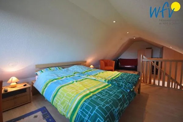 Schlafzimmer Ferienhaus Jakob-von-Dyken-Weg 52 Ferienhaus Jakob-von-Dyken-Weg Borkum