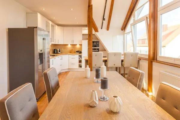 Essbereich Haus Margarete Ferienwohnung Töwerliebe