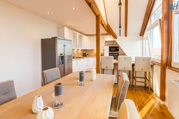 Essbereich Haus Margarete Ferienwohnung Töwerliebe