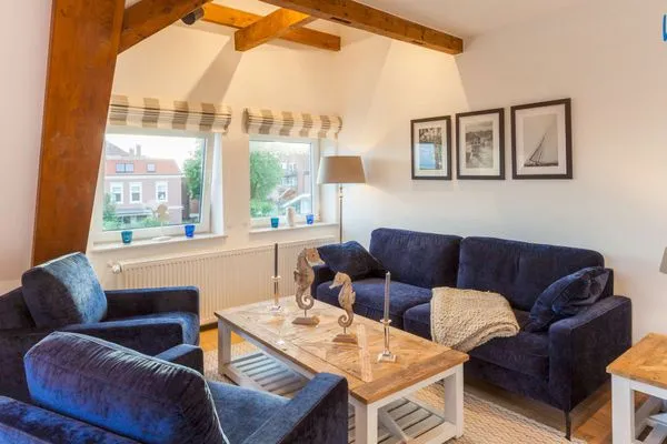 Wohnzimmer Haus Margarete Ferienwohnung Töwerliebe