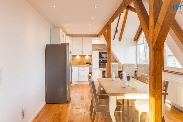 Küche / Küchenzeile Haus Margarete Ferienwohnung Töwerliebe