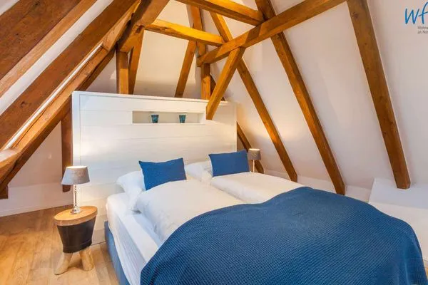 Schlafzimmer Haus Margarete Ferienwohnung Töwerliebe