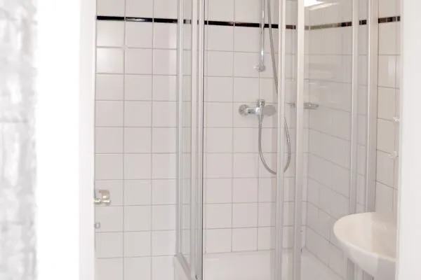 Badezimmer der Ferienwohnung Welle in Norddorf auf Amrum Haus Anneliese Ferienwohnung Welle