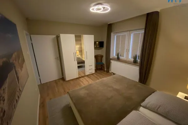 Schlafzimmer Strandhaus Ferienwohnung Luv