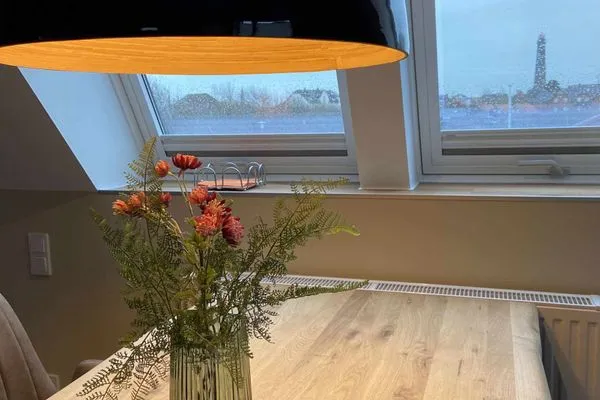 Essbereich Strandhaus Ferienwohnung Backbord