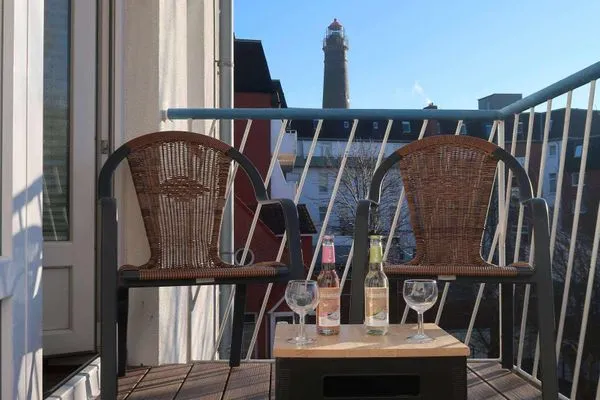 Balkon Appartement-Haus Regina Ferienwohnung StrandGut9