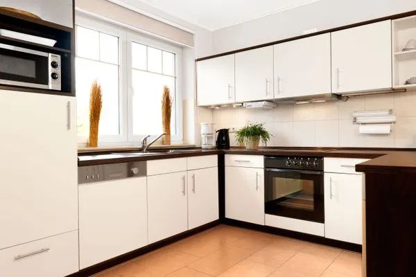 Küche / Küchenzeile Reihenhäuser Timmendorf Strand Haus Sonnenaufgang