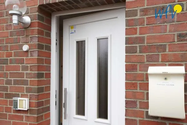 Fassade / Eingang Weidenkieker Ferienwohnung 1