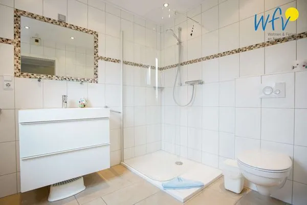 Badezimmer 1 Weidenkieker Ferienwohnung 1