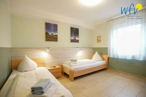 Schlafzimmer Weidenkieker Ferienwohnung 1