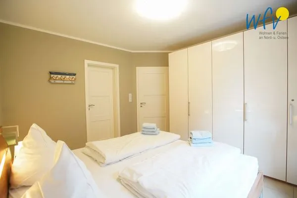 Schlafzimmer Weidenkieker Ferienwohnung 1