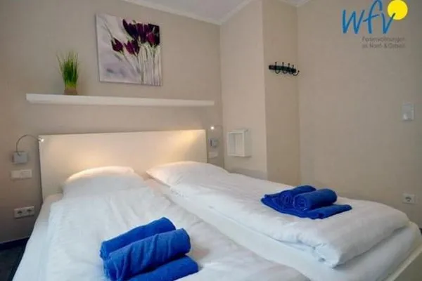 Schlafzimmer Bootshaus in den Dünen - 4 Ferienwohnung 2