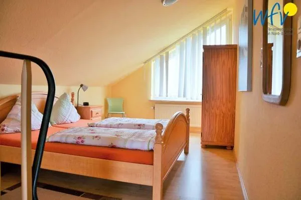 Schlafzimmer Ferienhaus Under de Diek Ferienwohnung 8