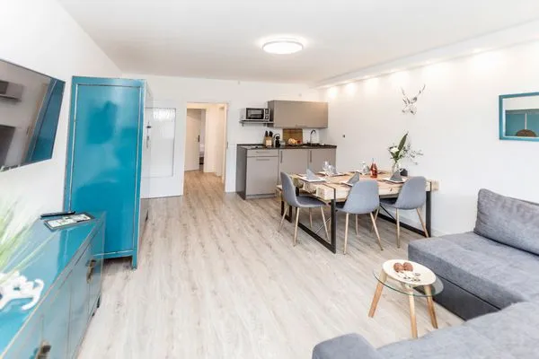 Wohnzimmer Smart Resorts Haus Rubin Ferienwohnung 101
