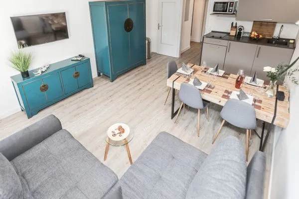 Wohnzimmer Smart Resorts Haus Rubin Ferienwohnung 101