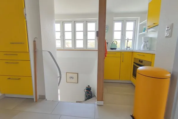 Küche / Küchenzeile Erika's Hüs Ferienwohnung „Gül Waanang"