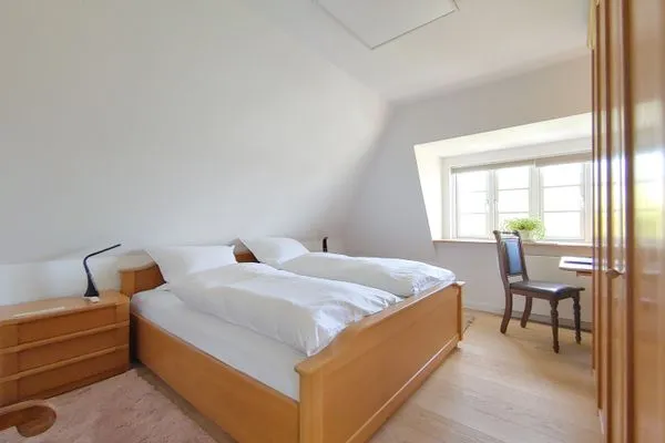 Schlafzimmer Erika's Hüs Ferienwohnung „Gül Waanang"