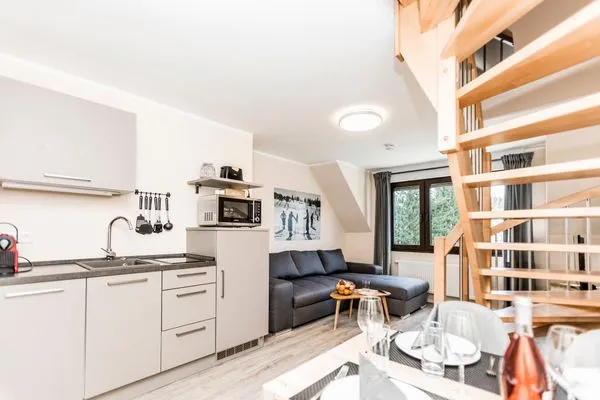 Küche / Küchenzeile Smart Resorts Haus Jade Ferienwohnung 204