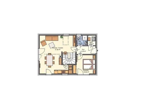 Ground plan  Casa Kornblume