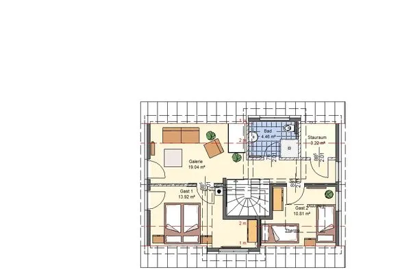 Ground plan  Casa Kornblume